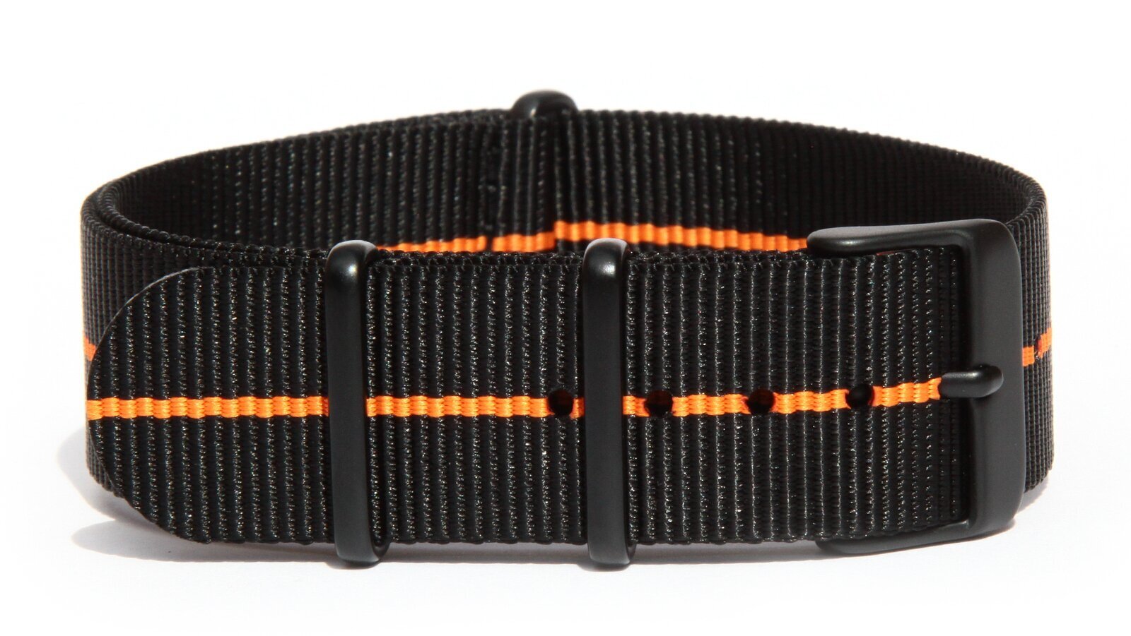 20mm Velcro Strap with Buckle Replacement Canvas Watchband for Rolex (Black, White, Red, blue.) Orange 20mm