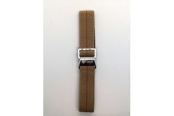 20mm Tan and Red Paratrooper Watch Strap